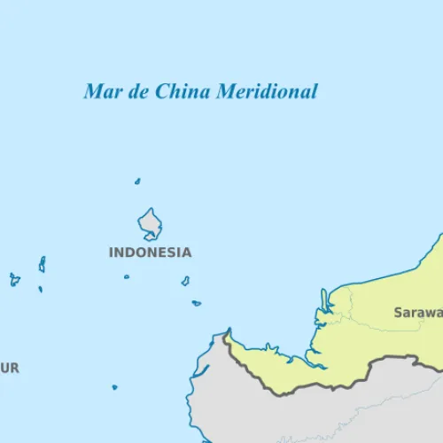 Localização Geográfica da Malásia no Sudeste Asiático. Créditos: Milenioscuro