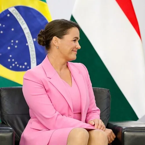 Katalin Novák, Presidente da Hungria.
Créditos: Alan Santos / Presidência da República