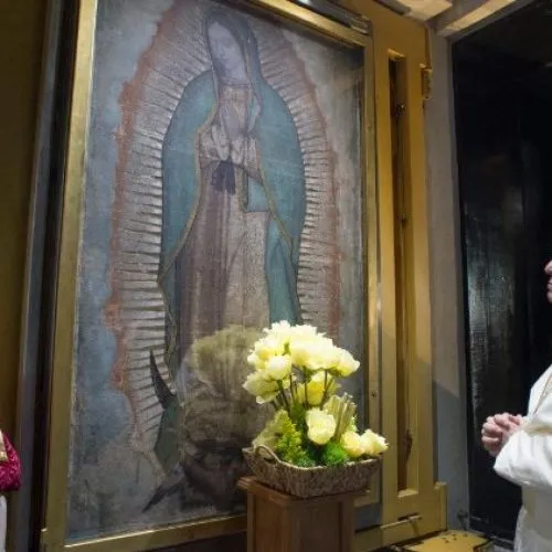 Papa Francisco em visita ao Santuário Mariano de Nossa Senhora de Guadalupe, no México (2017)