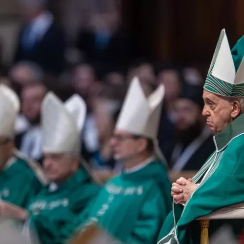 Missa de Conclusão da Assembléia Geral Ordinária do Sínodo da Sinodalidade. 29 de outubro de 2023. Créditos: Daniel Ibanez/CNA / EWTN